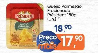 Imec Supermercados Queijo Parmesão Fracionado Président oferta