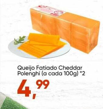 Imec Supermercados Queijo Fatiado Cheddar Polenghi oferta