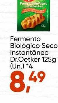 Imec Supermercados Fermento Biológico Seco Instantâneo Dr. Oetker oferta