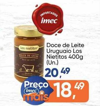 Imec Supermercados Doce De Leite Uruguaio Los Nietitos oferta