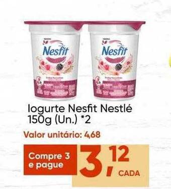 Imec Supermercados Iogurte Nesfit Nestlé oferta