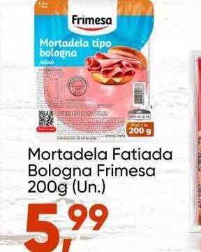 Imec Supermercados Mortadela Fatiada Bologna Frimesa oferta