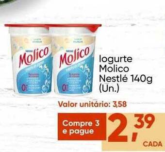Imec Supermercados Iogurte Molico Nestlé oferta