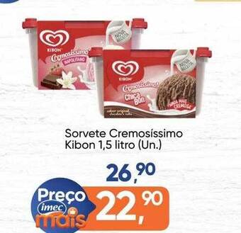Imec Supermercados Sorvete Cremosissimo Kibon oferta