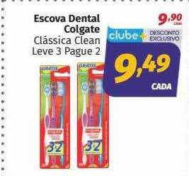 Escova Dental Colgate Clássica Clean