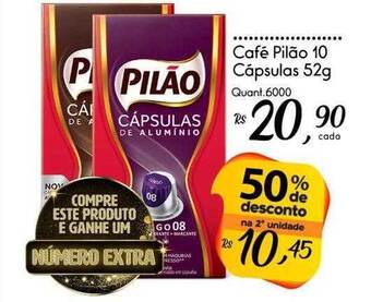 Giassi Supermercados Café Pilão Cápsulas oferta