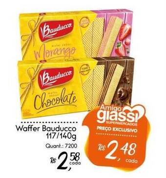 Giassi Supermercados Waffer Bauducco oferta