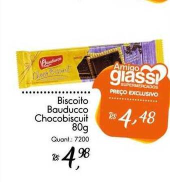 Giassi Supermercados Biscoito Bauducco Chocobiscuit oferta