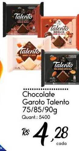 Chocolate Garoto Talento