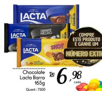 Giassi Supermercados Chocolate Lacta Barra oferta