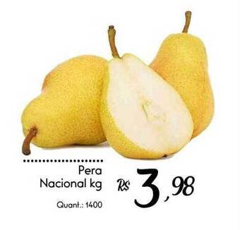 Giassi Supermercados Pera Nacional Kg oferta