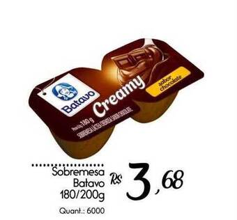 Giassi Supermercados Sobremesa Batavo oferta