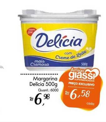 Giassi Supermercados Margarina Delícia oferta