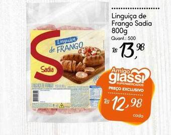 Giassi Supermercados Linguiça De Frango Sadia oferta