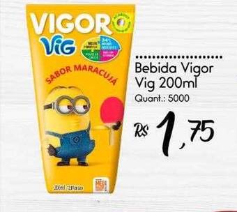 Giassi Supermercados Bebida Vigor Vig oferta