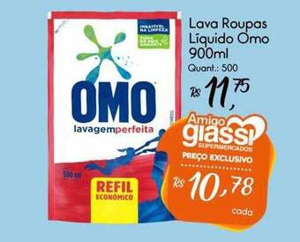 Giassi Supermercados Lava Roupas Líquido Omo oferta
