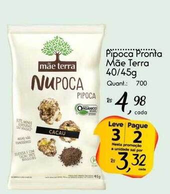 Giassi Supermercados Pipoca Pronta Mãe Terra oferta