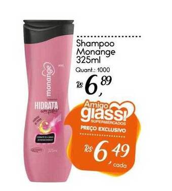 Giassi Supermercados Shampoo Monange oferta