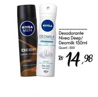 Giassi Supermercados Desodorante Nivea Deep-deomilk oferta