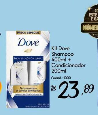 Giassi Supermercados Kit Dove Shampoo + Condicionador oferta