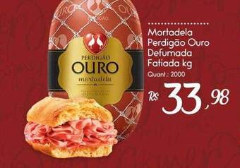 Giassi Supermercados Mortadela Perdigão Ouro Defumada Fatiada Kg oferta