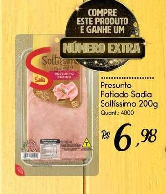 Giassi Supermercados Presunto Fatiado Sadia Soltíssimo oferta