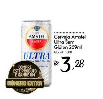 Giassi Supermercados Cerveja Amstel Ultra Sem Glúten oferta