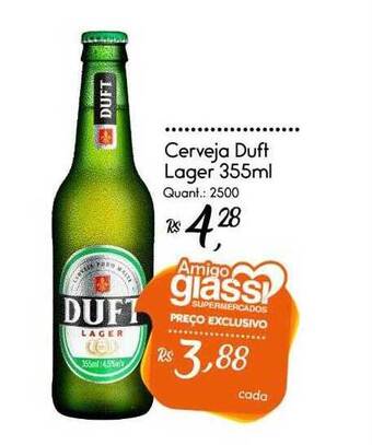 Giassi Supermercados Cerveja Duft Lager oferta