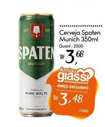 Giassi Supermercados Cerveja Spaten Munich oferta