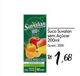 Giassi Supermercados Suco Suvalan Sem Açúcar oferta