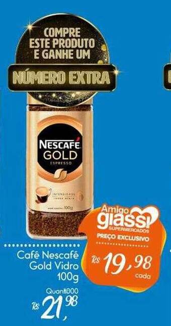 Giassi Supermercados Café Nescafé Gold Vidro oferta