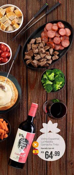 Oba Hortifruti Vinho Espanhol La Maldita Garnacha Tinto oferta