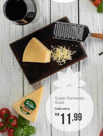 Oba Hortifruti Queijo Parmesão Scala oferta