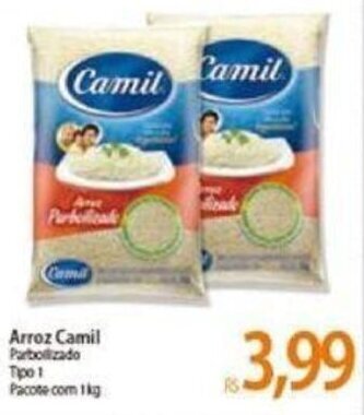 Atacadão Arroz Camil 1kg oferta
