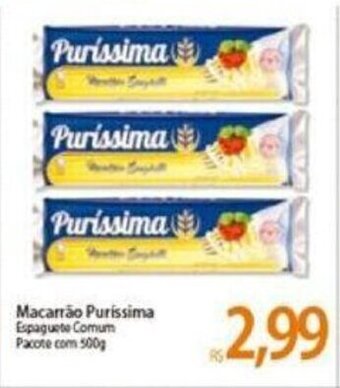 Atacadão Macarrao Purissima 500g oferta