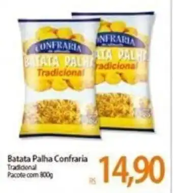 Atacadão Batata Palha Confraria 800g oferta