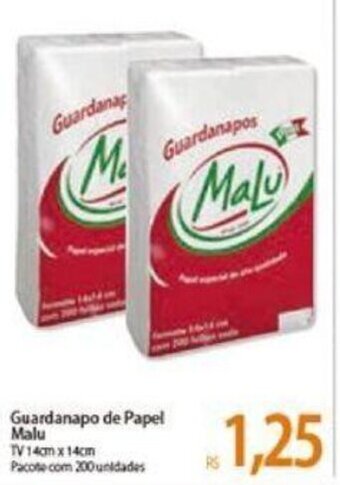 Atacadão Guardanapo de Papel Malu oferta