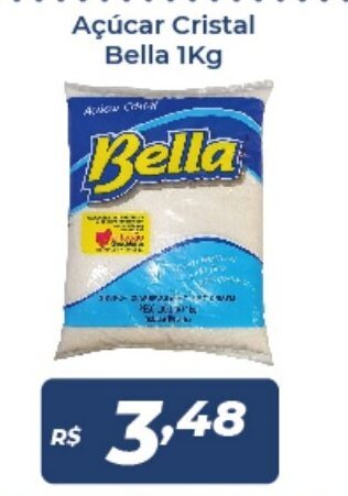 Acucar Cristal Bella 1kg