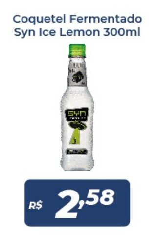 Atakarejo Coquetel Fermentado Syn Ice lemon 300ml oferta