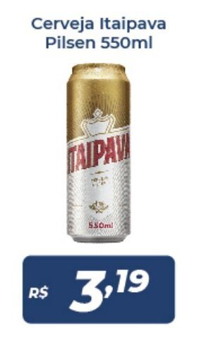 Atakarejo Cerveja Itaipava Pilsen 550ml oferta