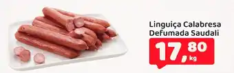 Mineirão Atacarejo Linguica Calabresa Defumada Saudali 1kg oferta