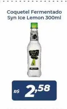 Atakarejo Coquetel Fermentado Syn Ice Lemon oferta