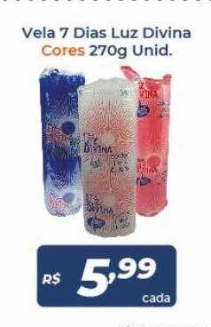 Atakarejo Vela 7 Dias Luz Divina Cores oferta