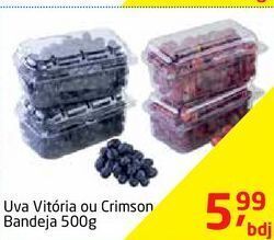 Tenda Atacado Uva vitória ou crimson 500g oferta