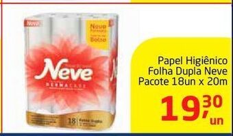 Tenda Atacado Papel higiênico neve folha dupla 18un x 20m oferta