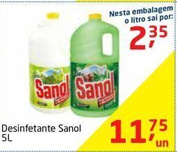 Tenda Atacado Desinfetante sanol 5l oferta