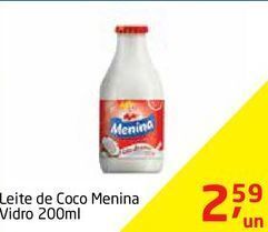 Leite de coco menina 200ml