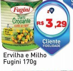 Tonin Superatacado Ervilha e milho fugini 170g oferta