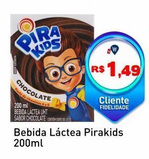 Tonin Superatacado Bebida láctea pirakids 200ml oferta