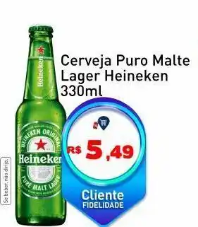 Tonin Superatacado Cerveja puro malte lager heineken 330ml oferta